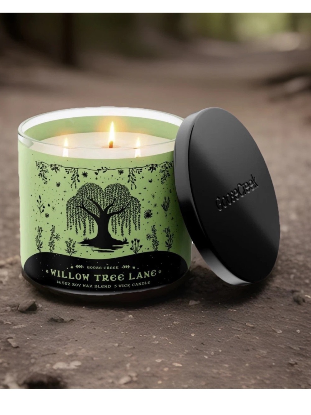 Goose Creek 3-Wick Candle- Willow Tree Lane  (14.5 oz)